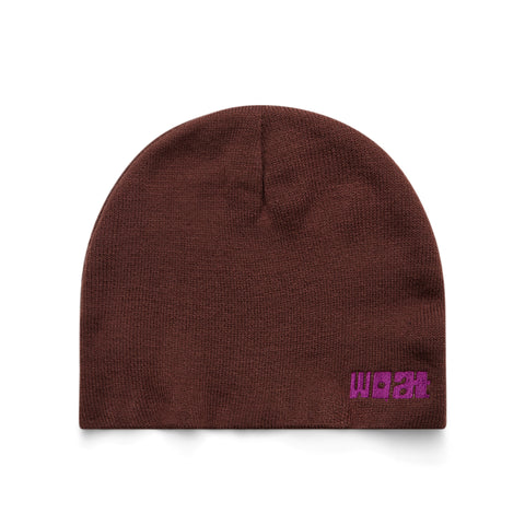 Symmetry & Reflection Beanie in Brown