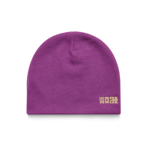 Symmetry & Reflection Beanie in Purple