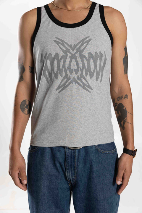 Symmetry & Reflection Cropped Singlet